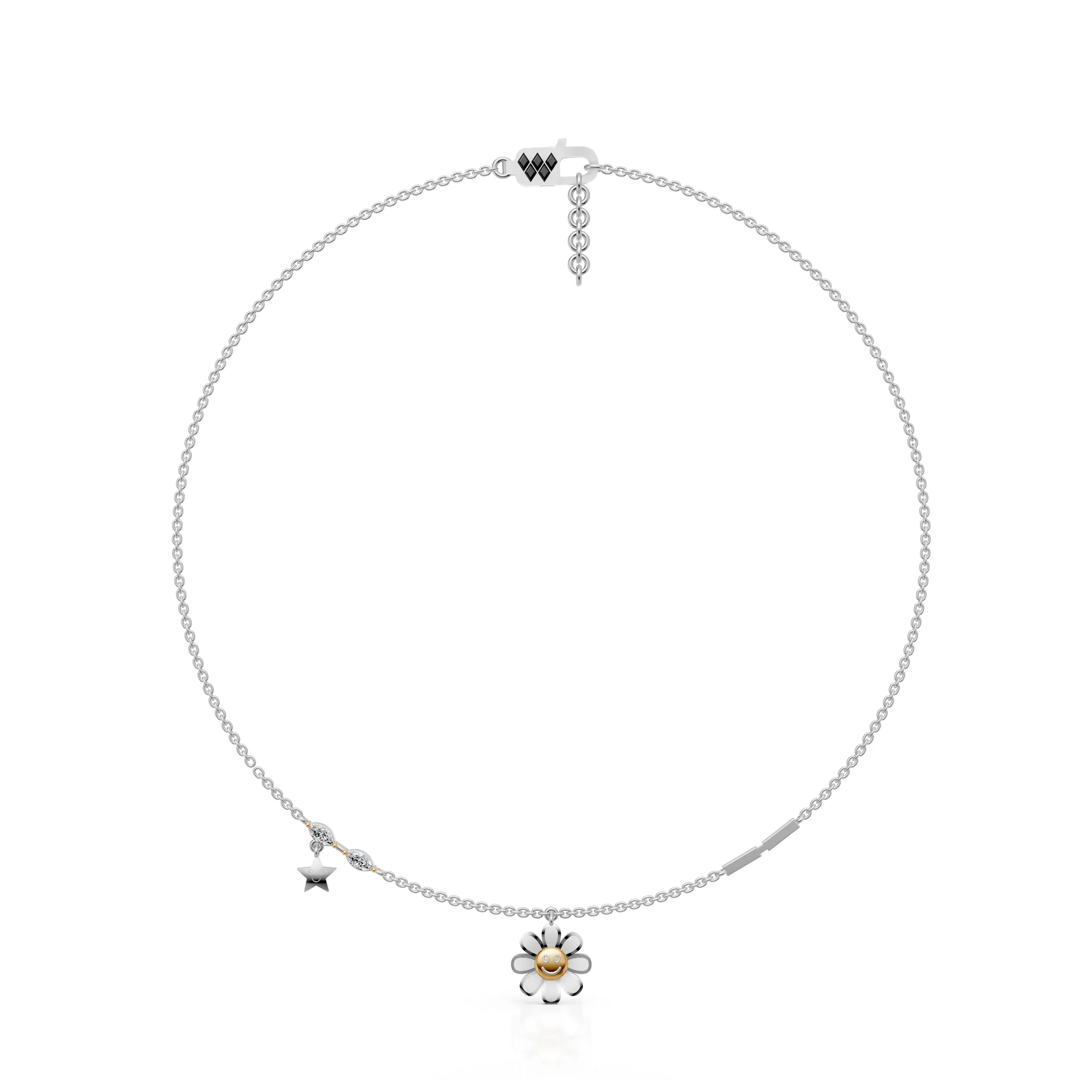 Smiley Flower Chain